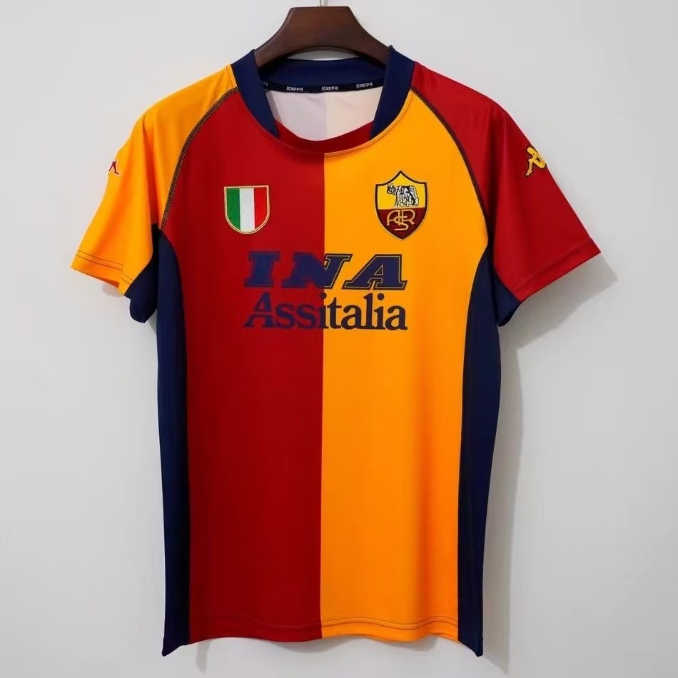 Roma Totti #10 Retro 2001/02 Jersey Third Away