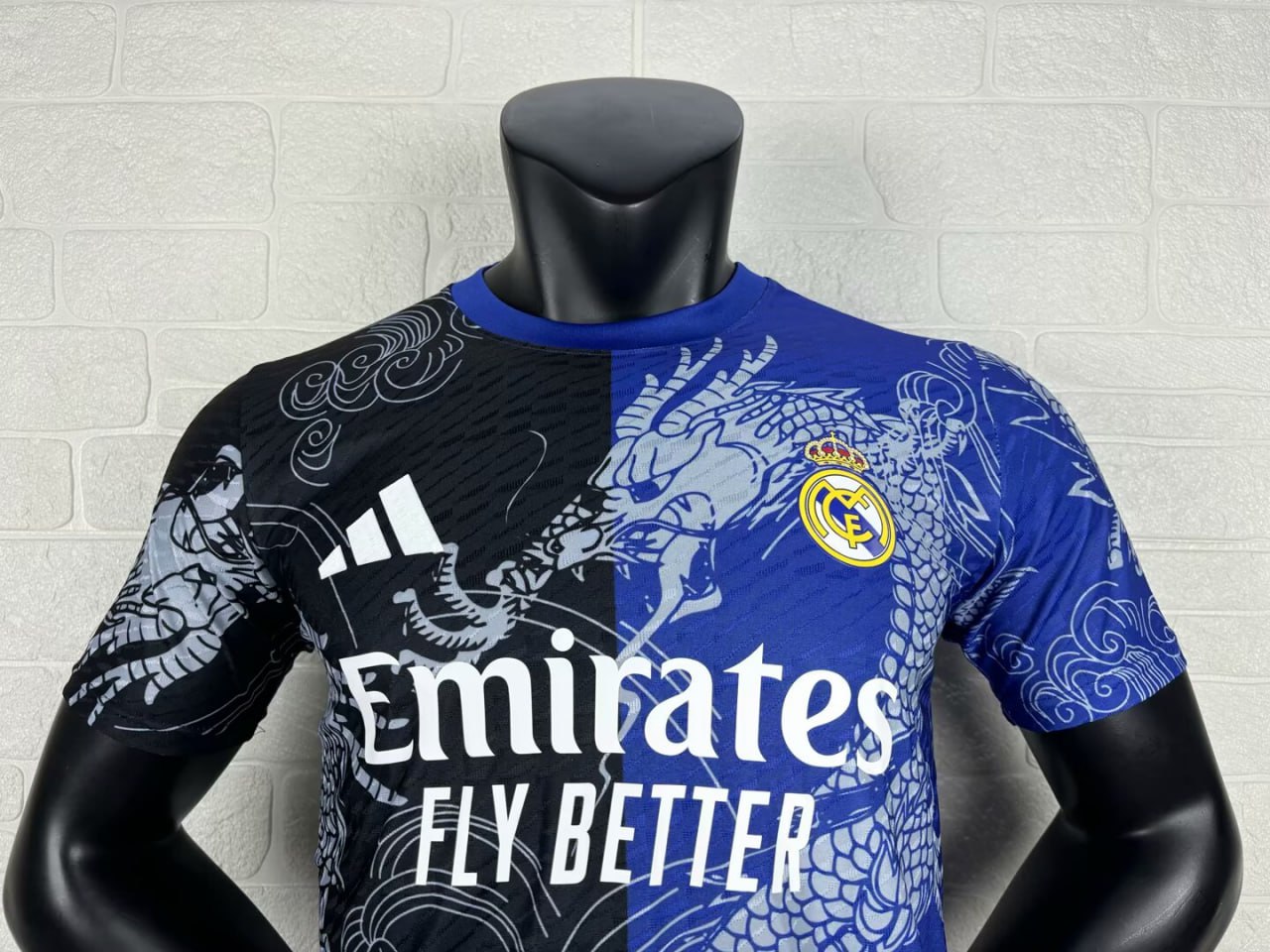 Real Madrid Blue Dragon Pattern Player Jersey 25/26