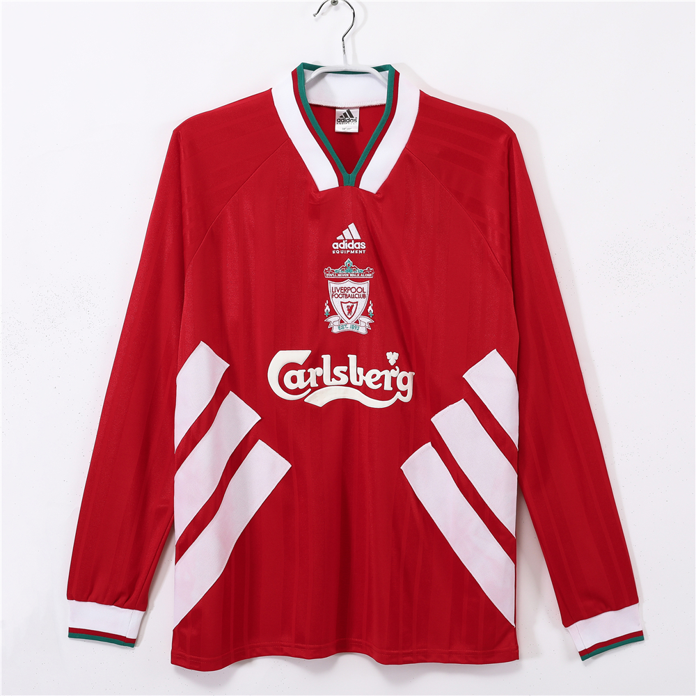 Liverpool Home Long Sleeve Retro Jersey 93/95