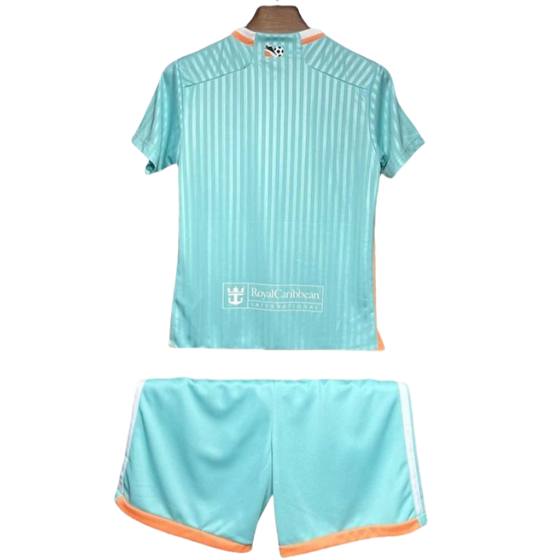 24-25 Inter Miami CF Third Away Soccer Kids Kit Jersey+Shorts