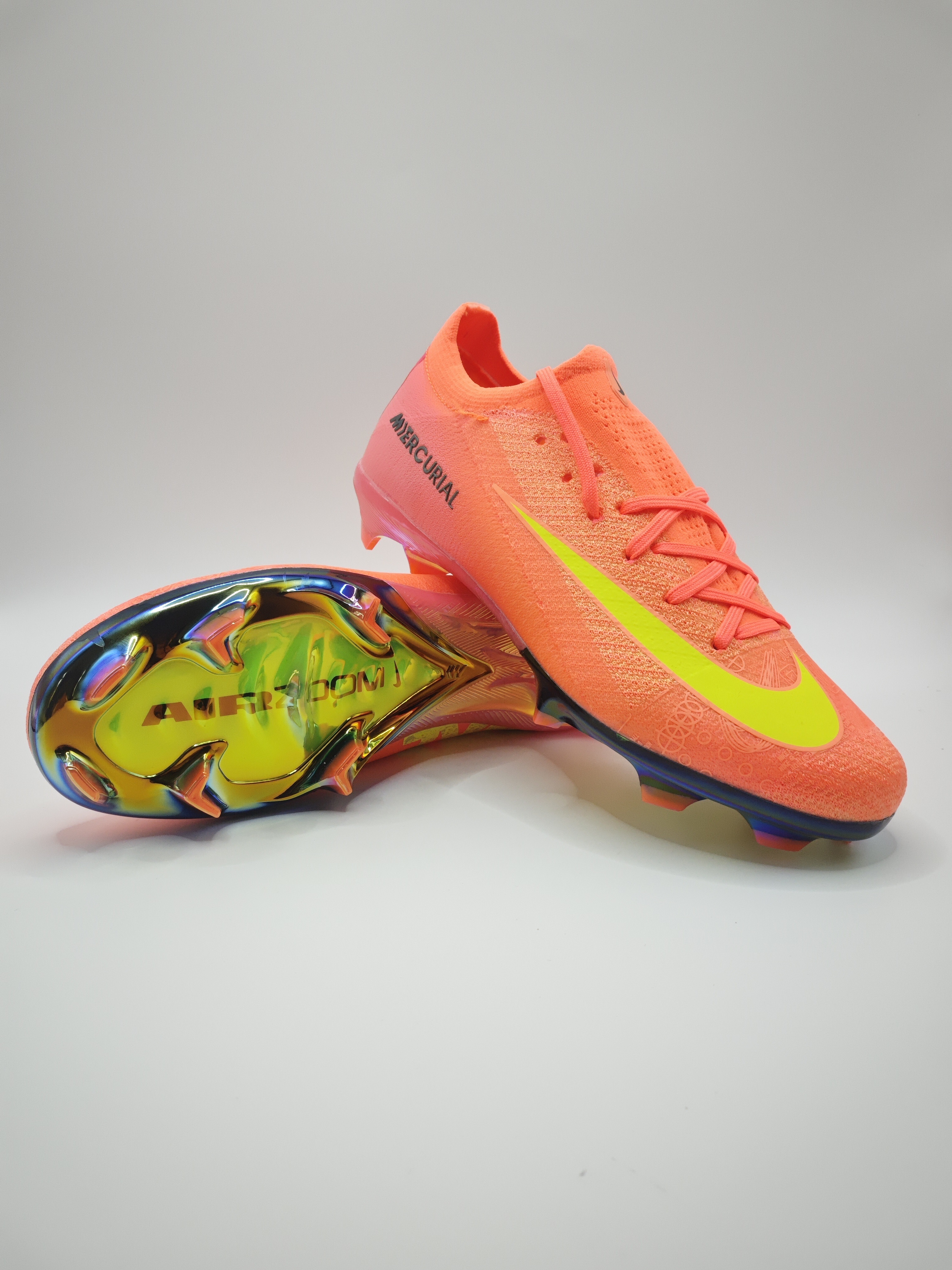 Nike Mercurial 16 with Built-in Bonded Pack: Full Air Cushion, Waterproof Knit FG Soccer Cleats
