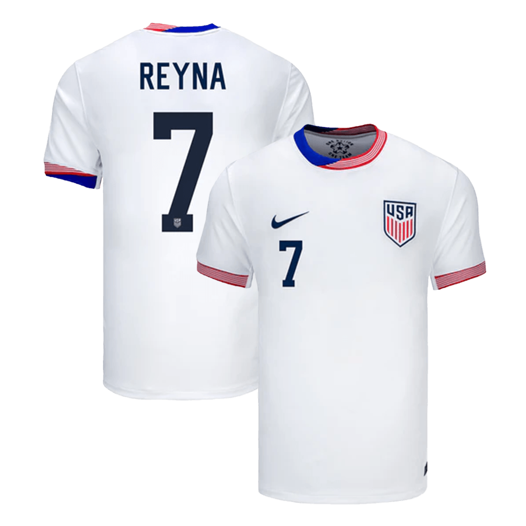 Nike REYNA #7 Authentic Soccer Jersey USA Nation Home Shirt 2024