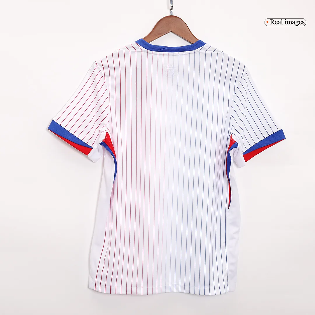 France Away Jersey Euro 2024 MBAPPE #10 GIROUD #9 GRIEZMANN #7 Soccer Apparel