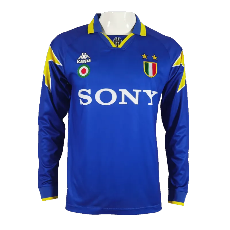 1995-96  Juventus Retro Long Sleeve Jersey Away