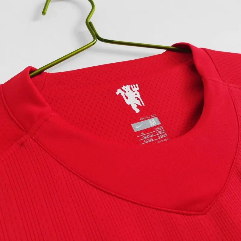 2007-08 Manchester United Retro Long Sleeve Jersey UCL Final Home