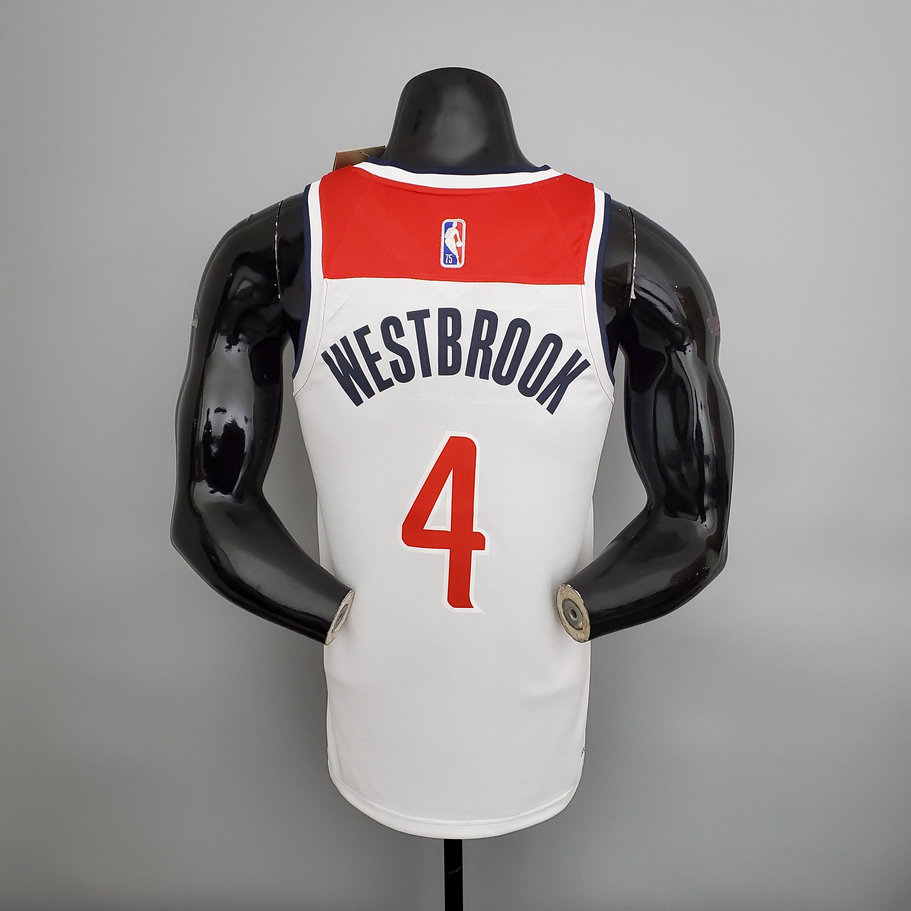 Russell Westbrook Washington Wizards 75th Anniversary Swingman Jersey White