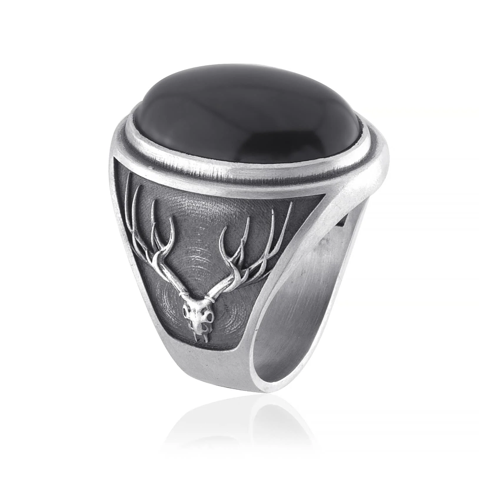 Buckhorn Onyx Ring