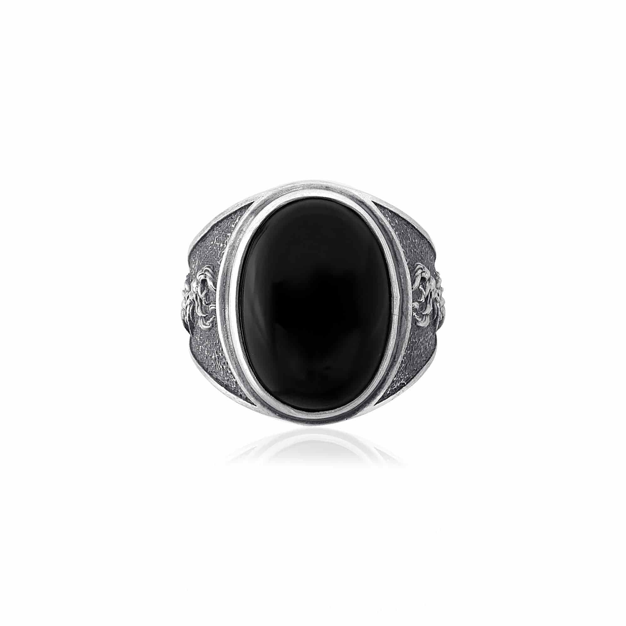 Phoenix Onyx Gemstone Ring