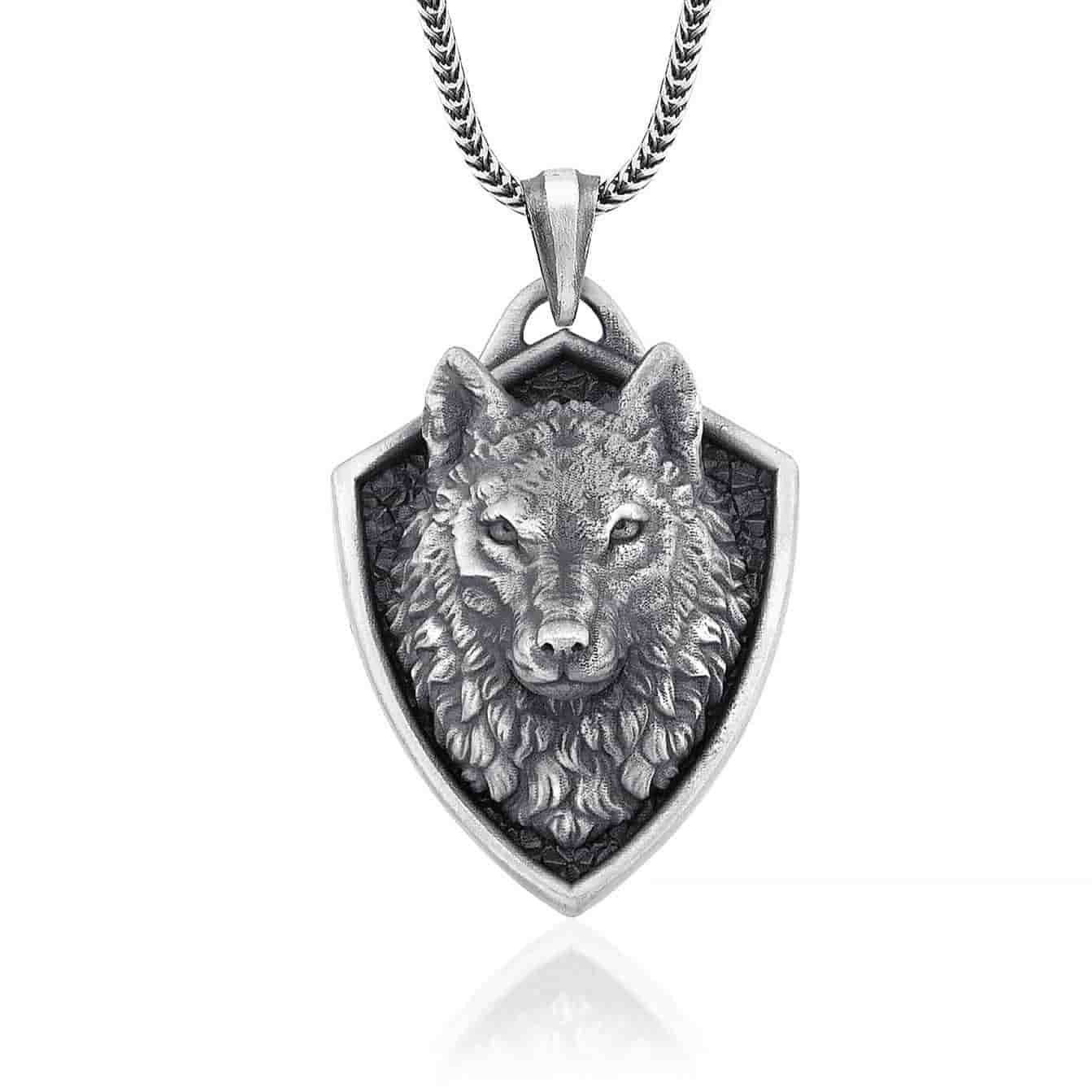 Viking Wolf Necklace