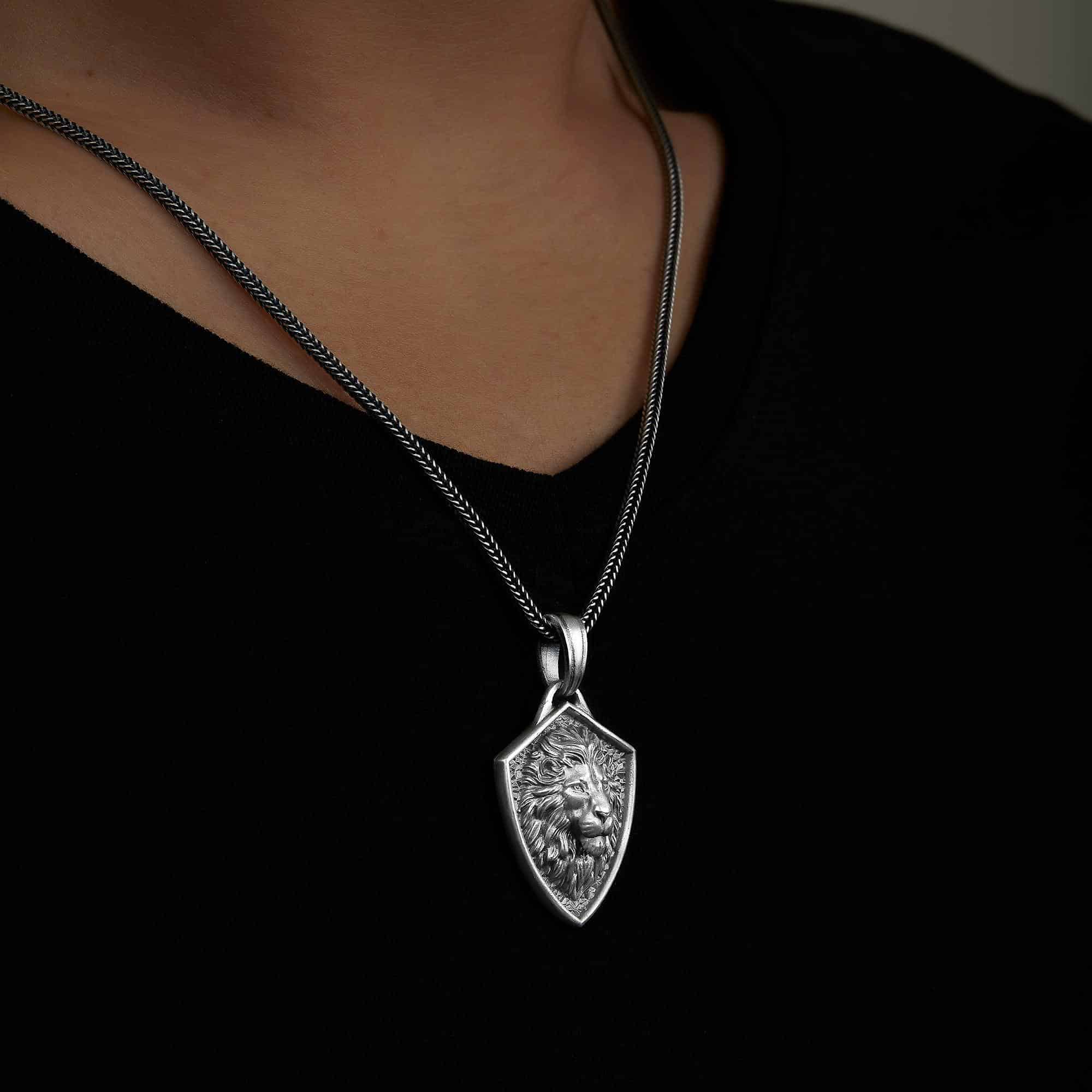 Lion Pentagon Necklace