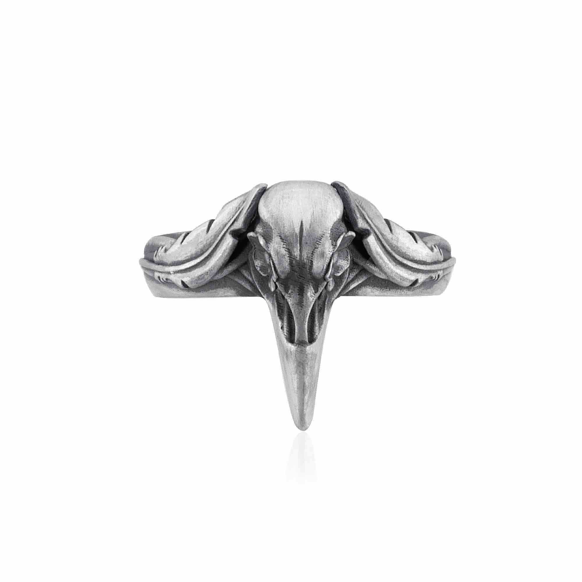 Raven Skull Ring
