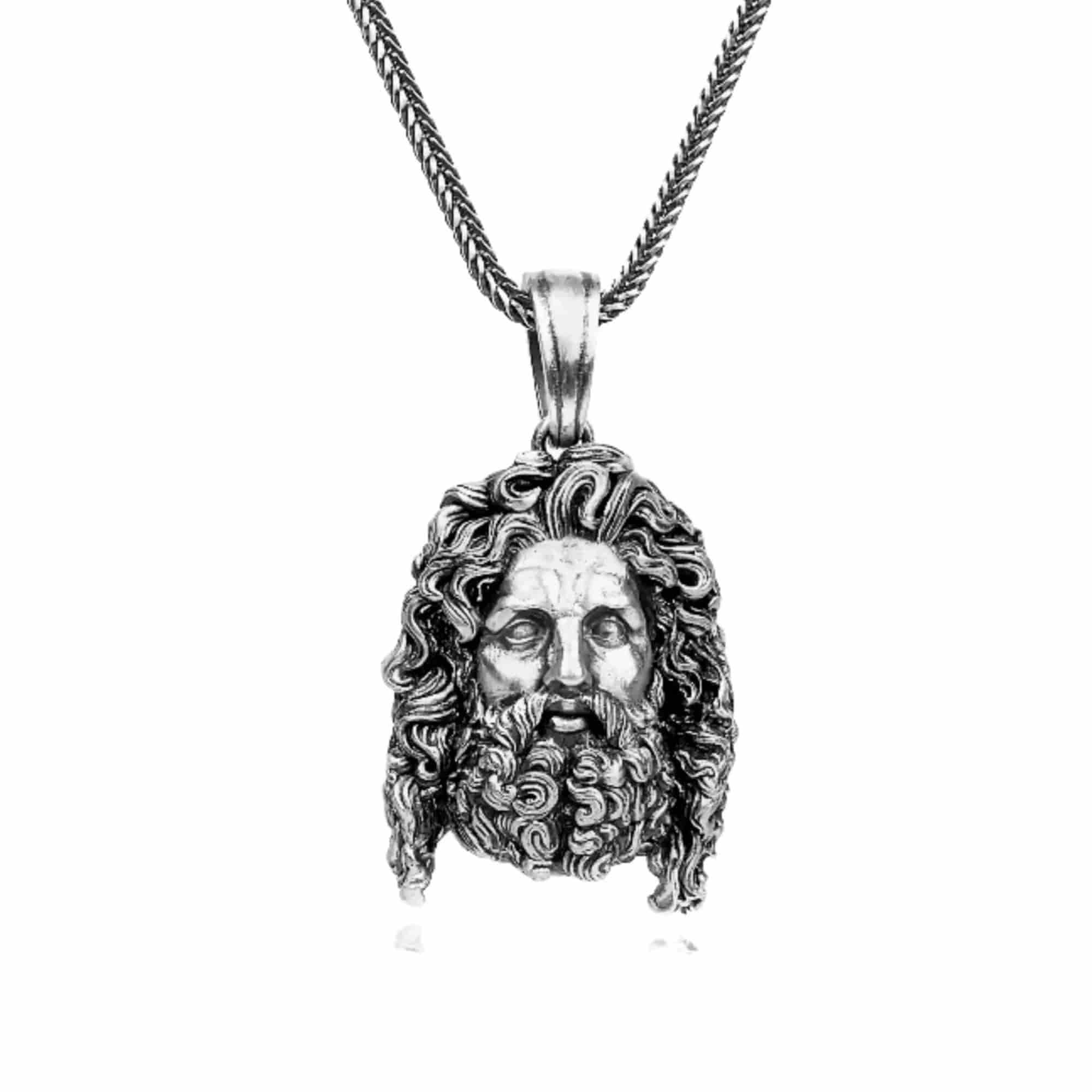 Zeus Head Necklace