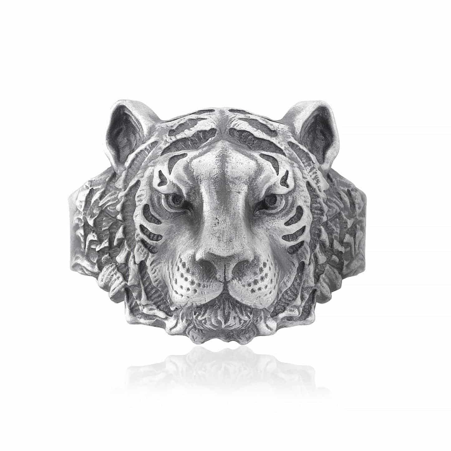 Tiger Head Ring
