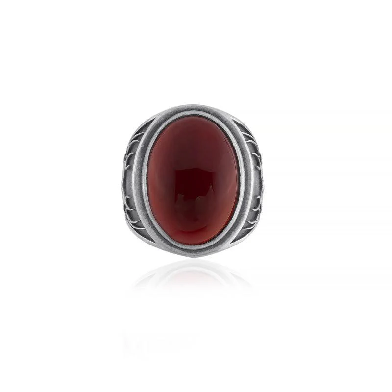 Buckhorn Carnelian Ring