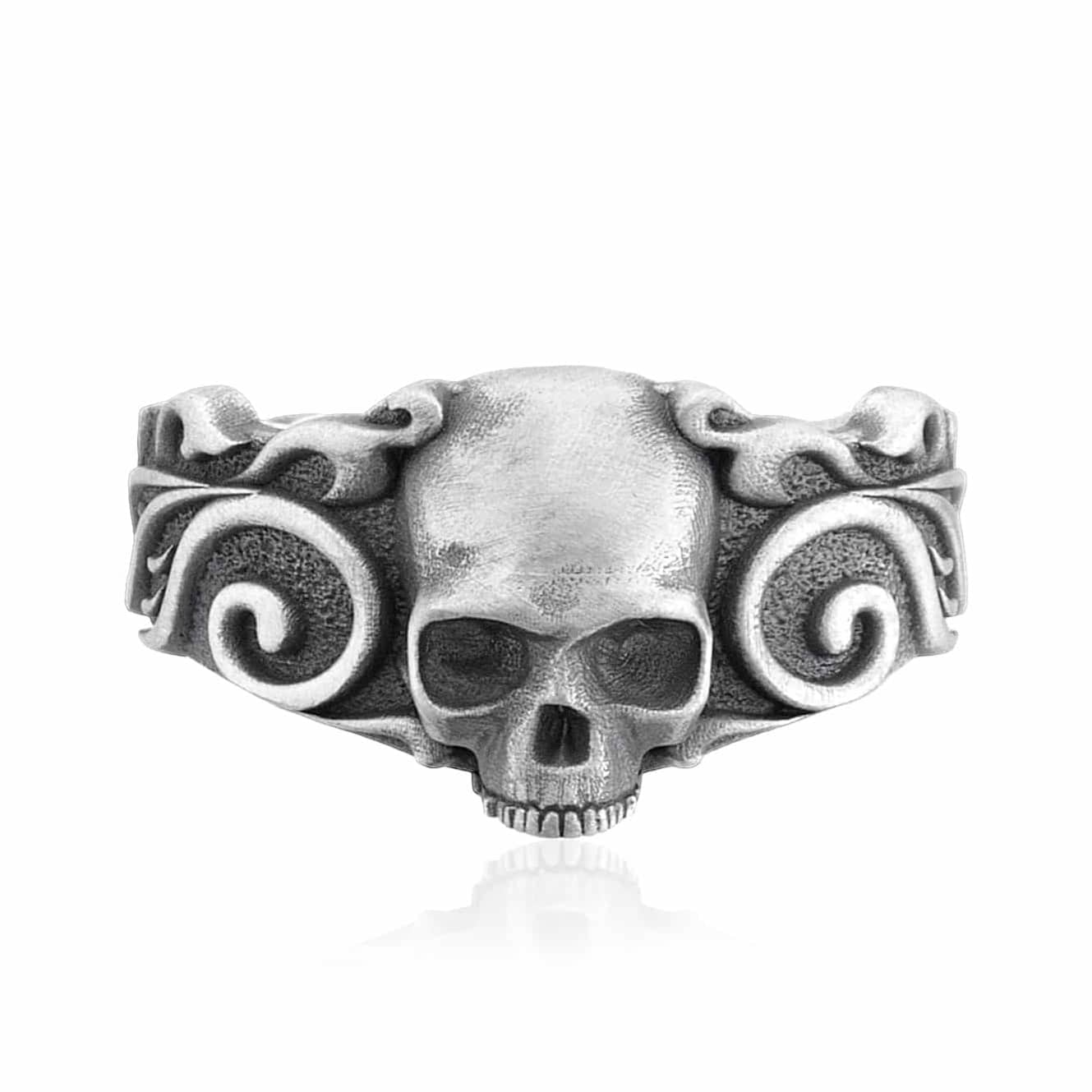 Baroque Skull Ring