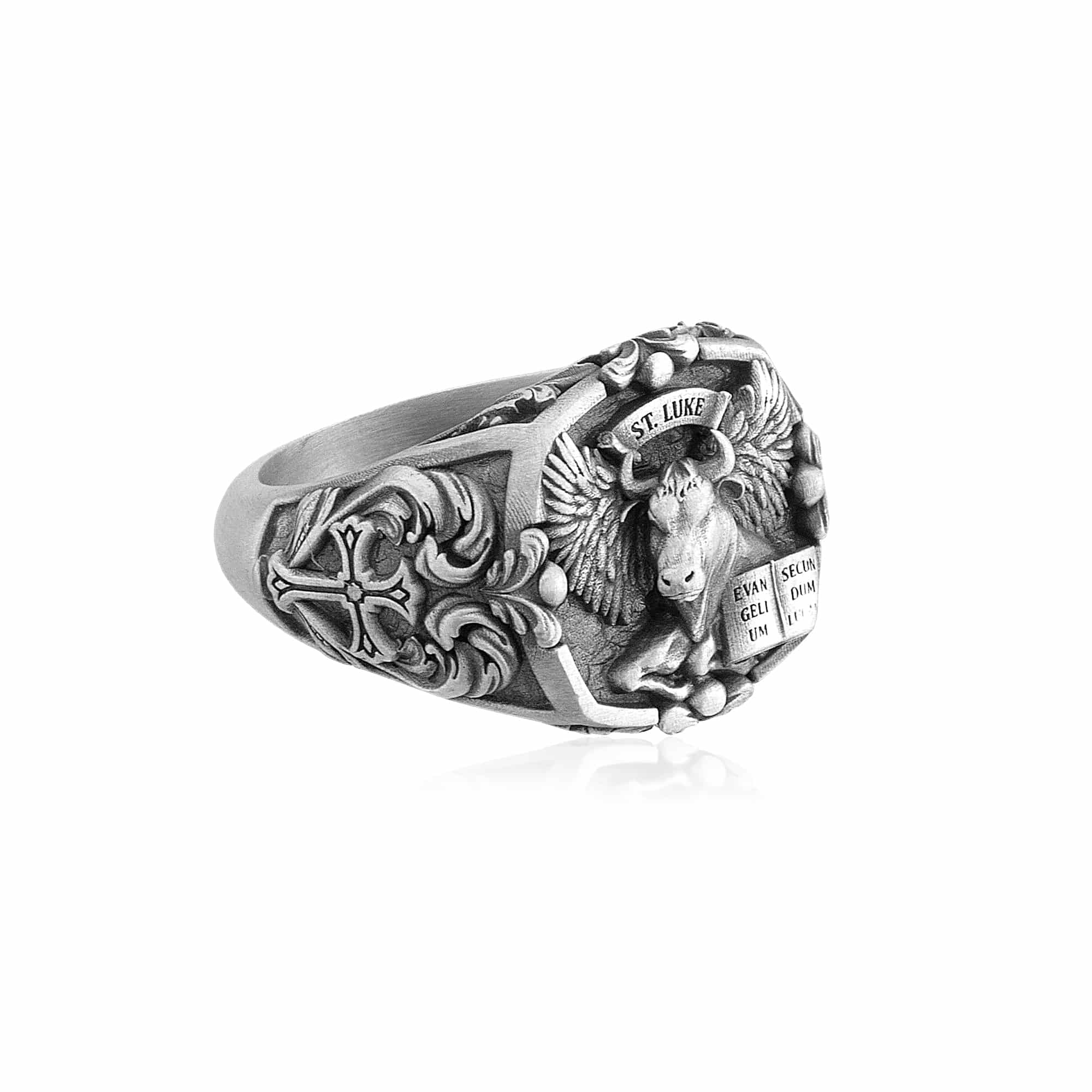 Saint Luke Signet Ring