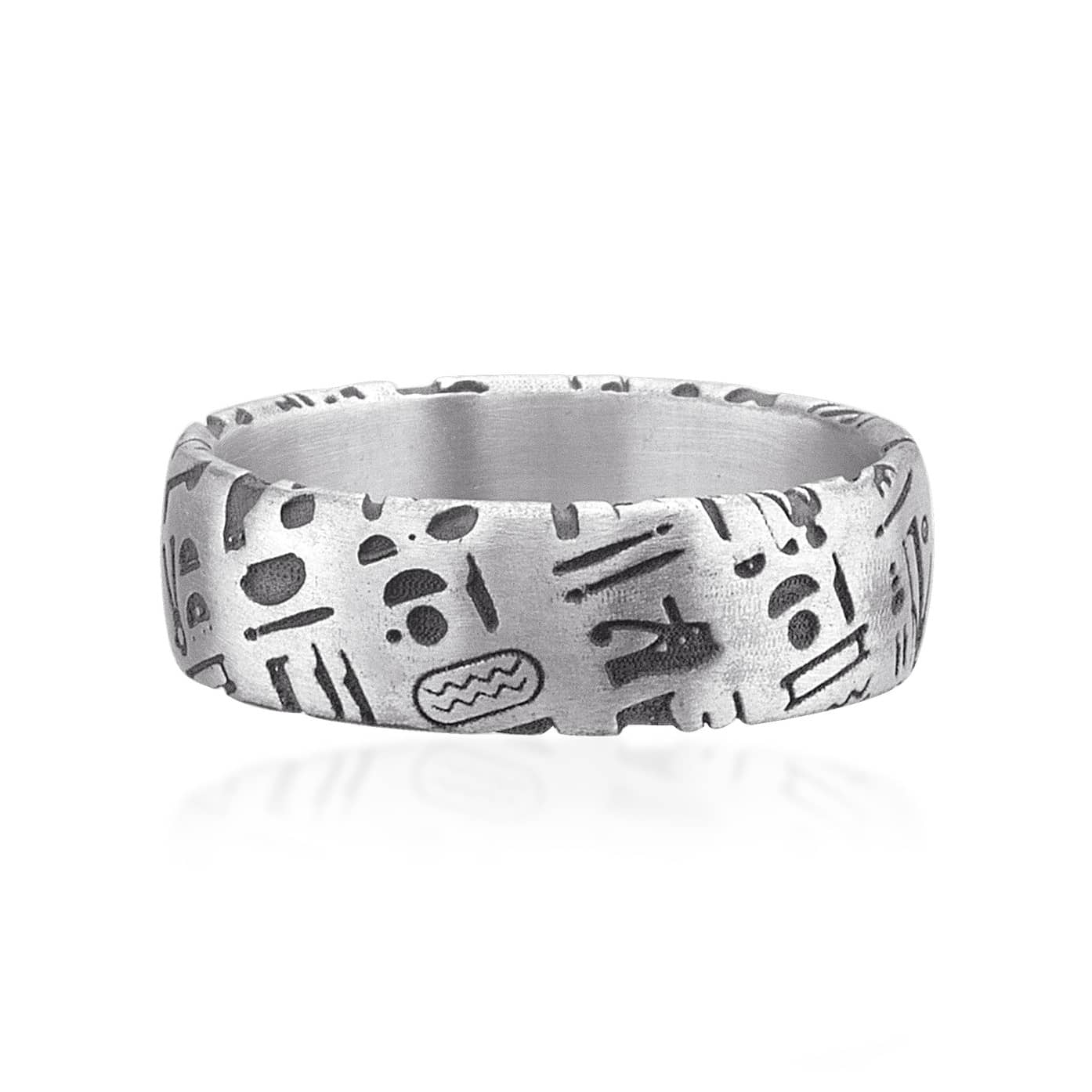 Egyptian Hieroglyphs Ring