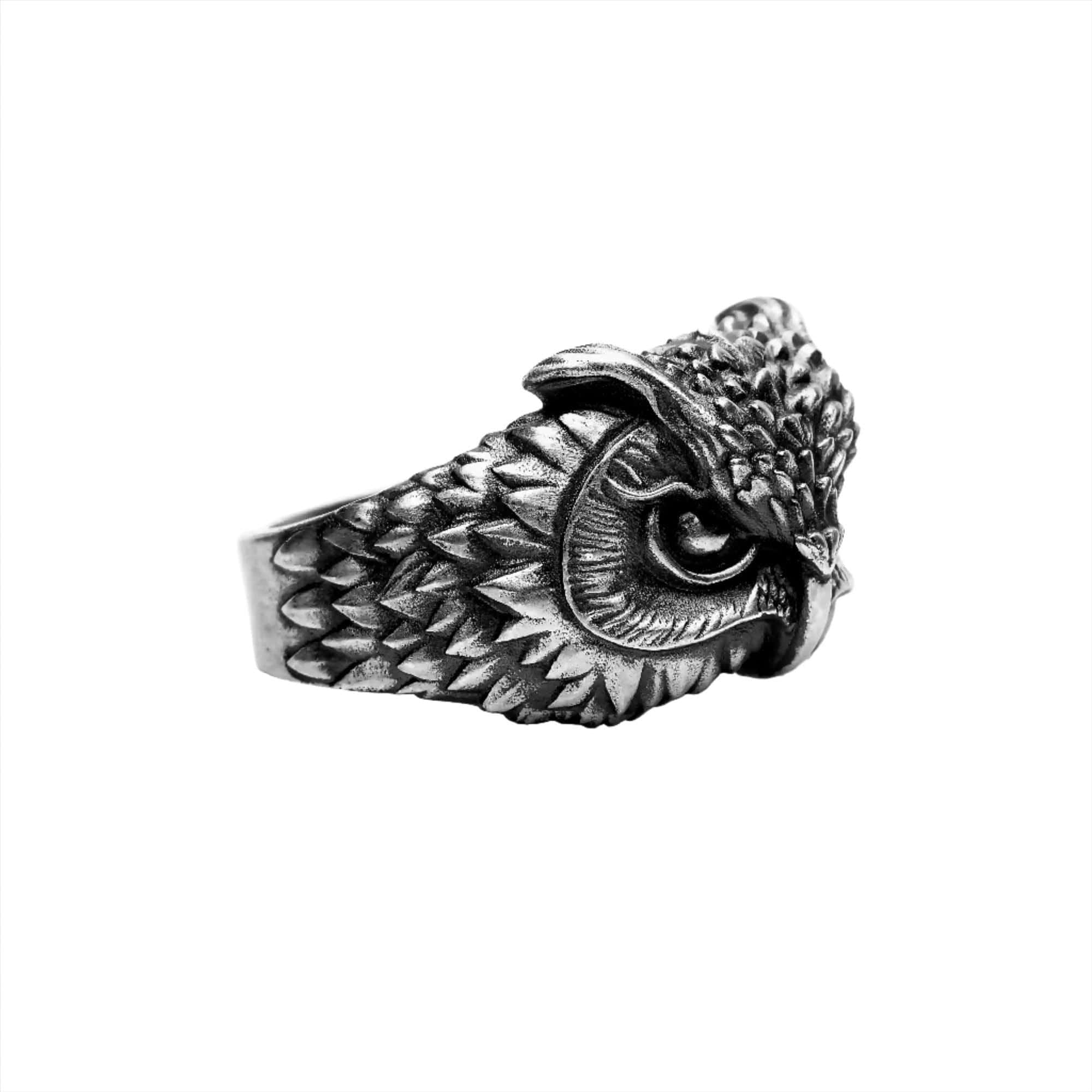 Owl Head Ring
