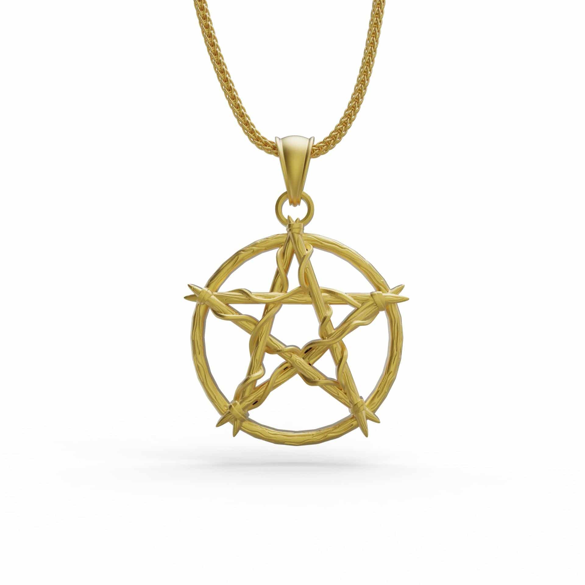 Pentagram Wiccan Necklace