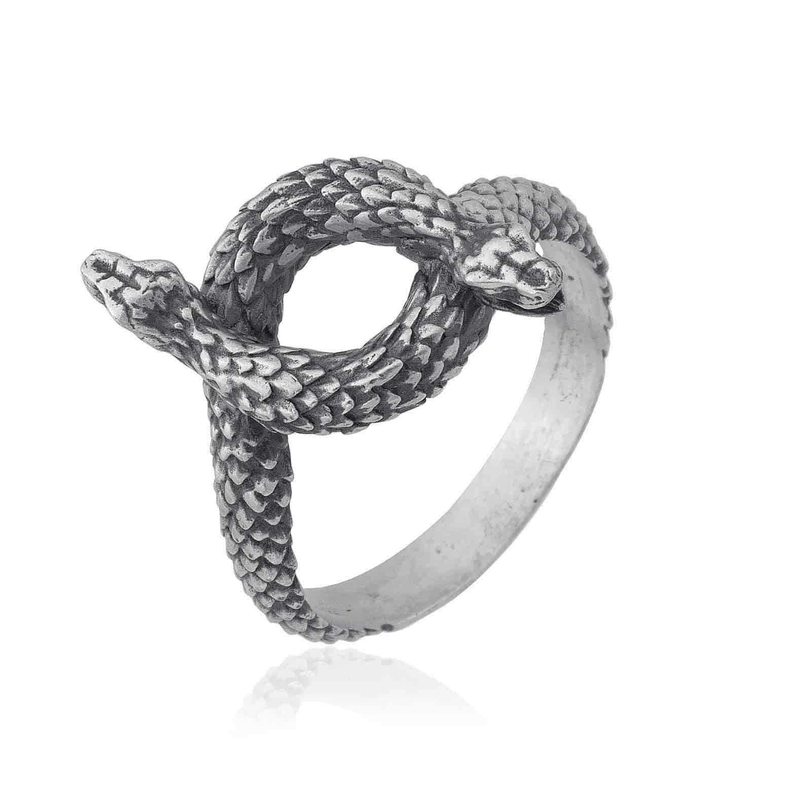 Two-Headed Snake Ring