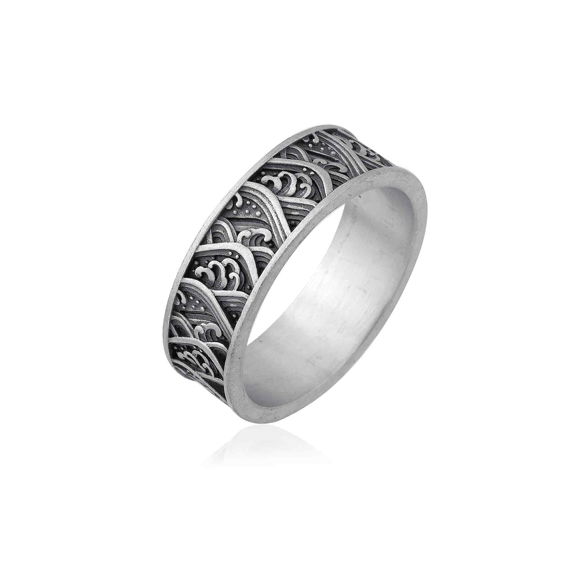 Great Wave Off Kanagawa Band Ring