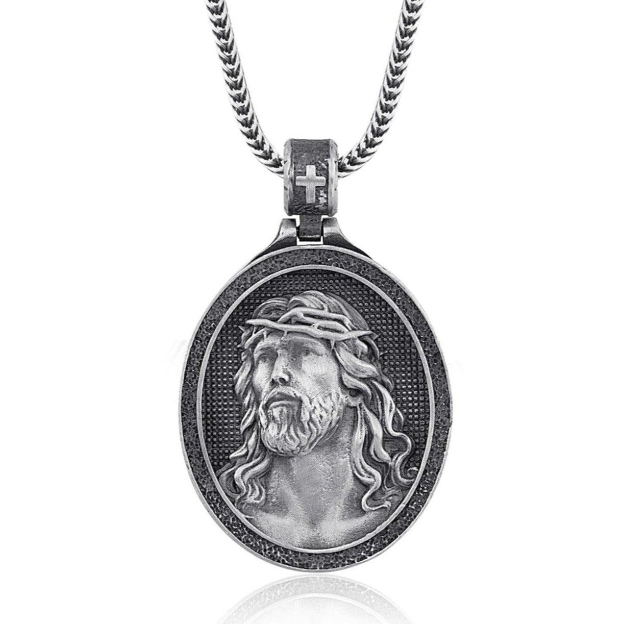Jesus Head Necklace