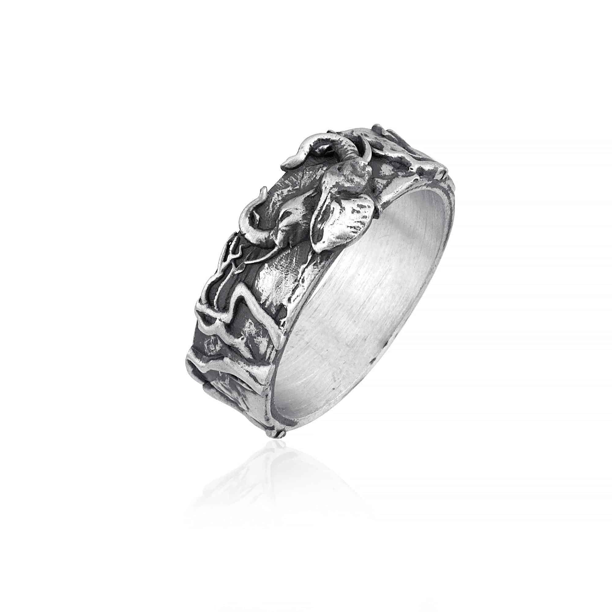 Elephant Band Ring