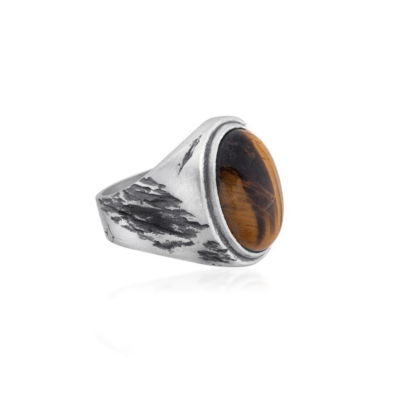 Worn Tiger Eye Ring