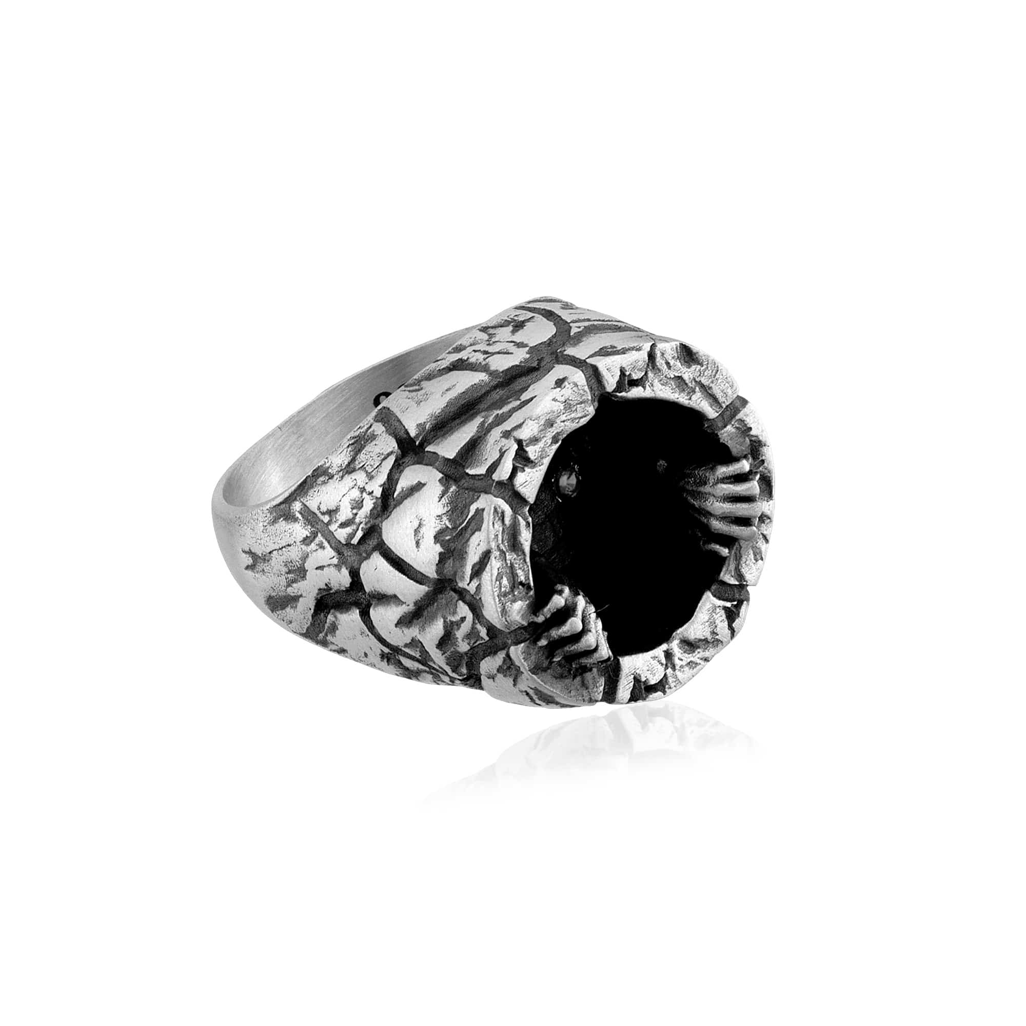 Hands of the Damned Onyx Stone Ring