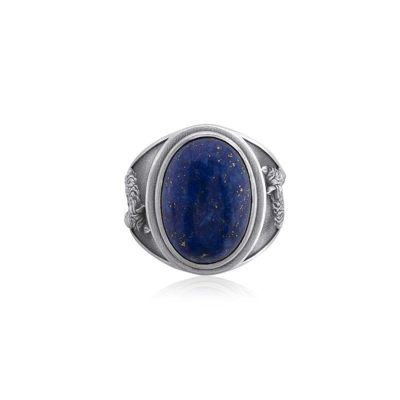 Horse Lapis Lazuli Ring