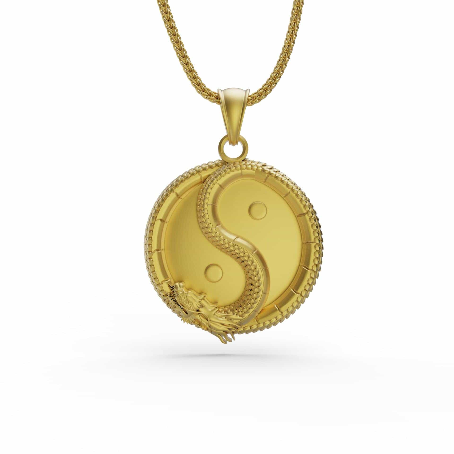Ying Yang Dragon Necklace