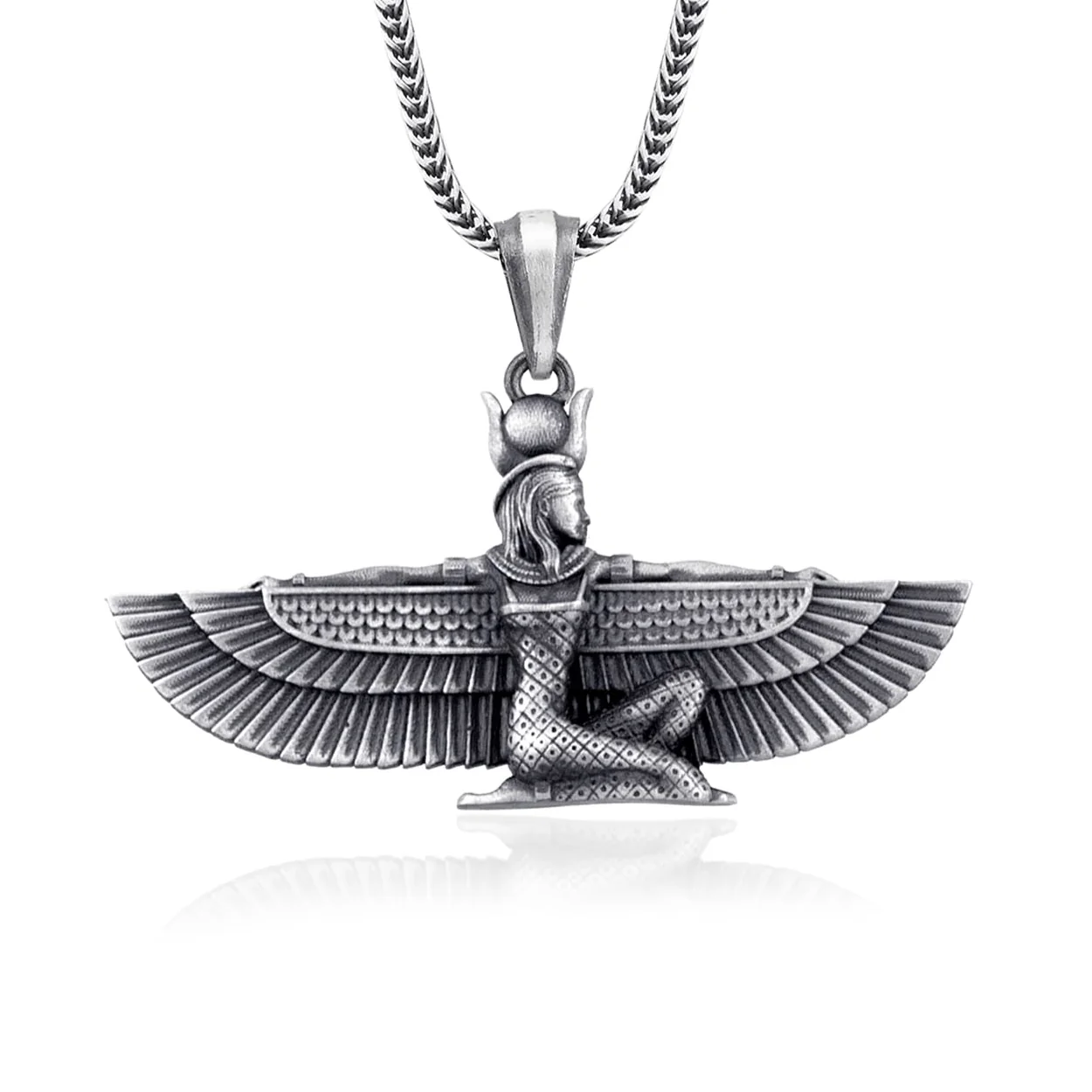 Goddess Isis Body And Wings