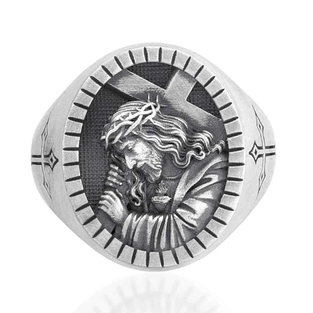 Savior Jesus Christ Signet Ring