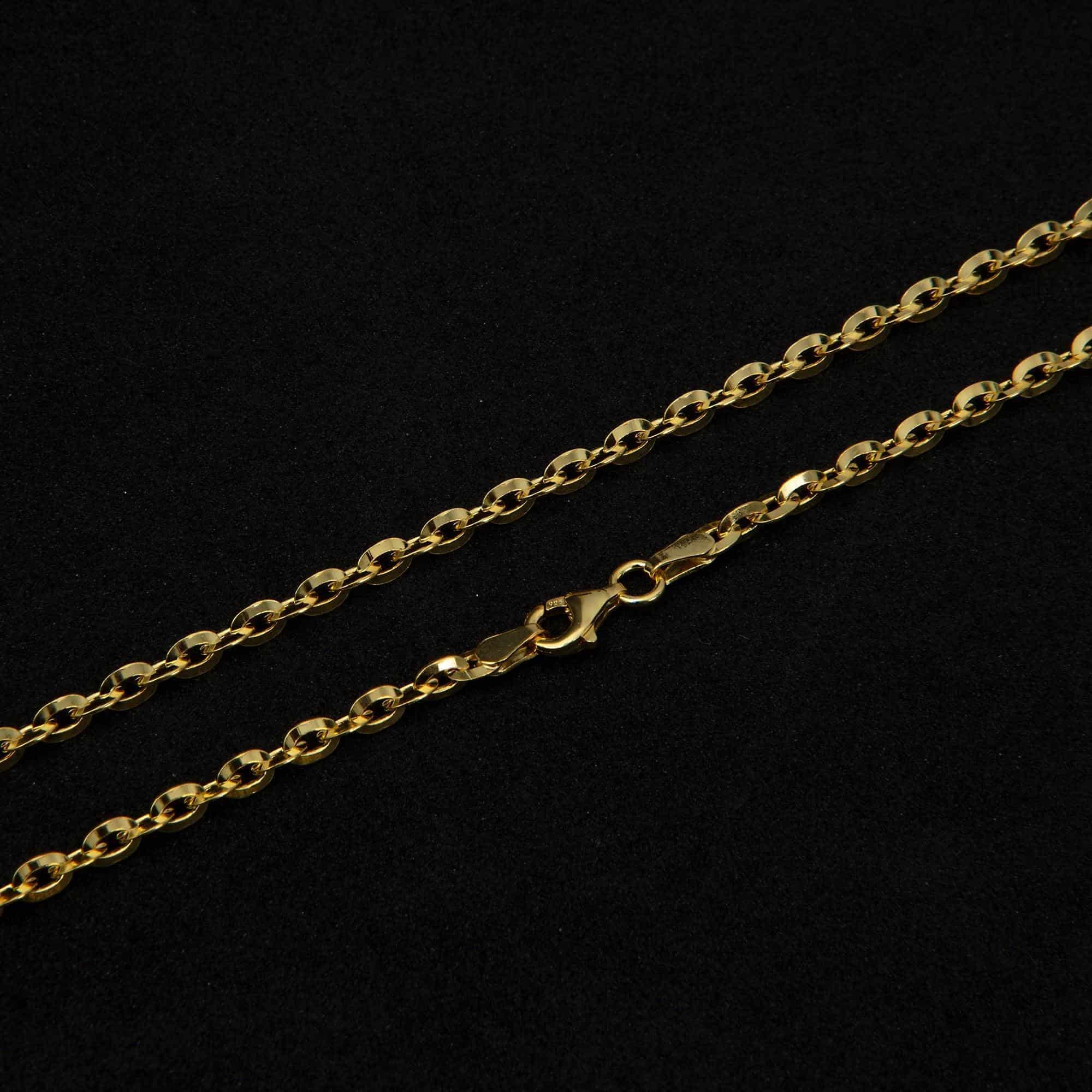 Gold Anchor Chain Necklace