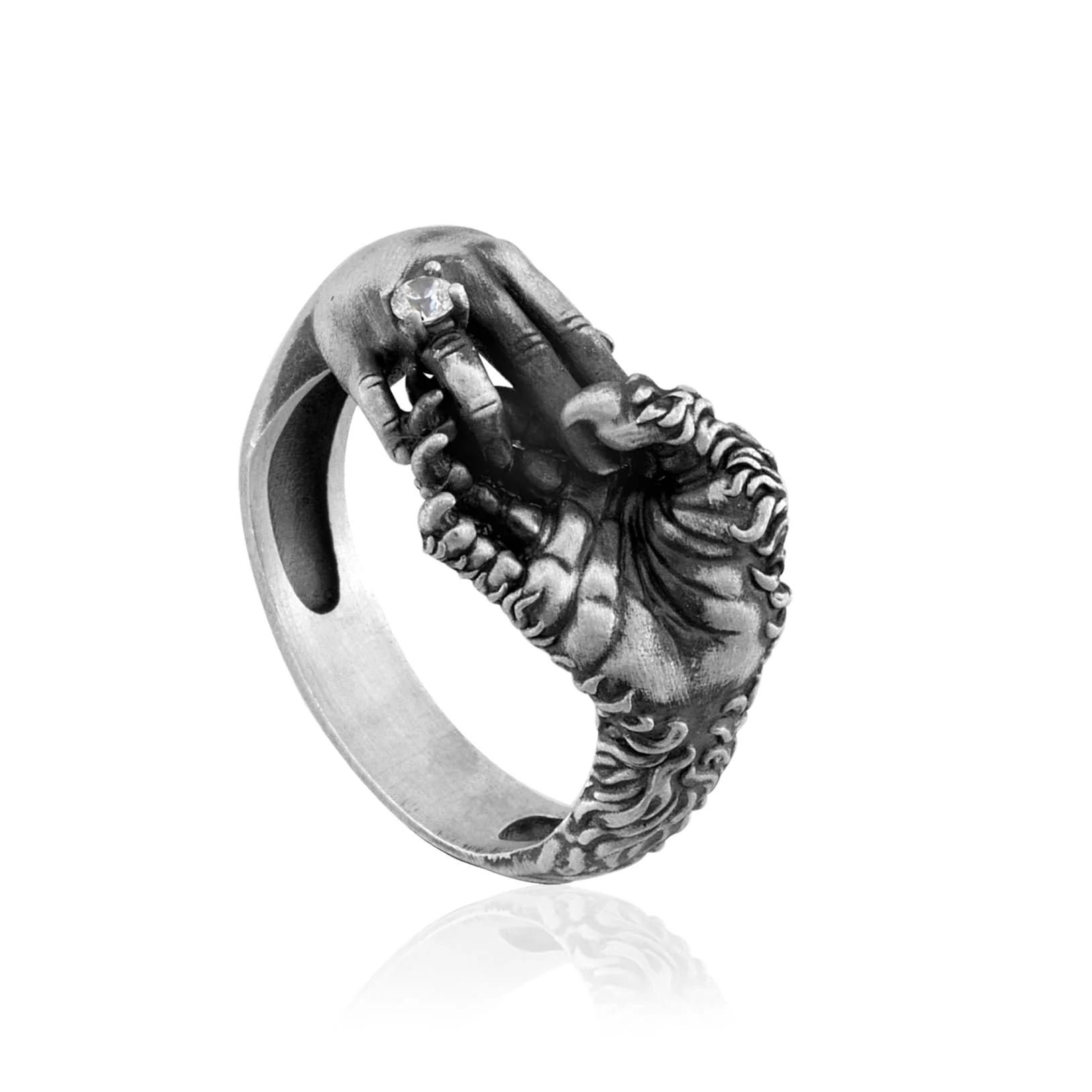 Beauty the Beast Hand Ring