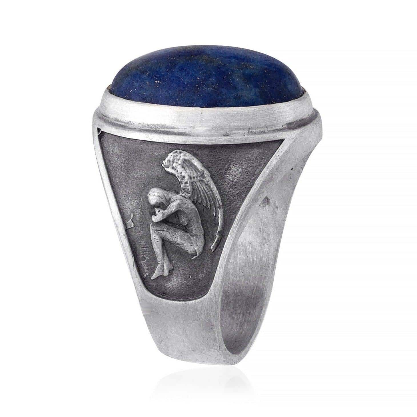 Angel Lapis Gemstone Ring