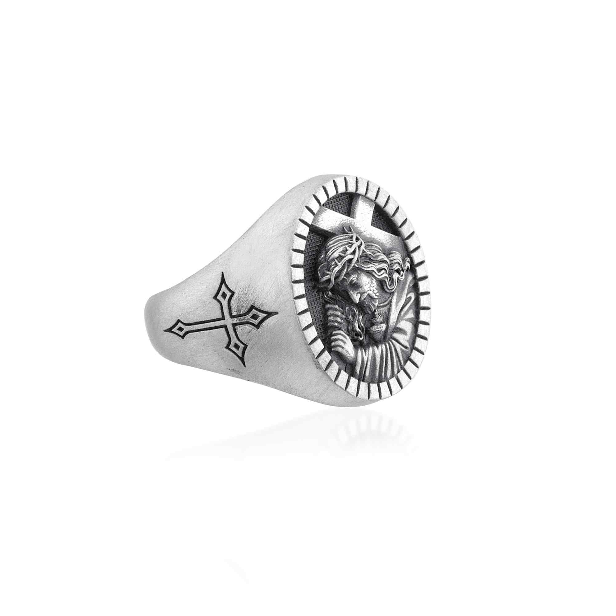 Savior Jesus Christ Signet Ring