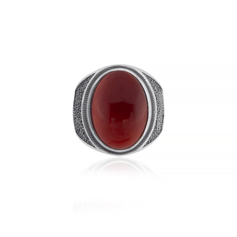 Tree Of Life Carnelian Ring