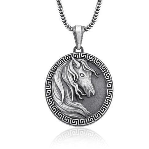 Horse Coin Necklace