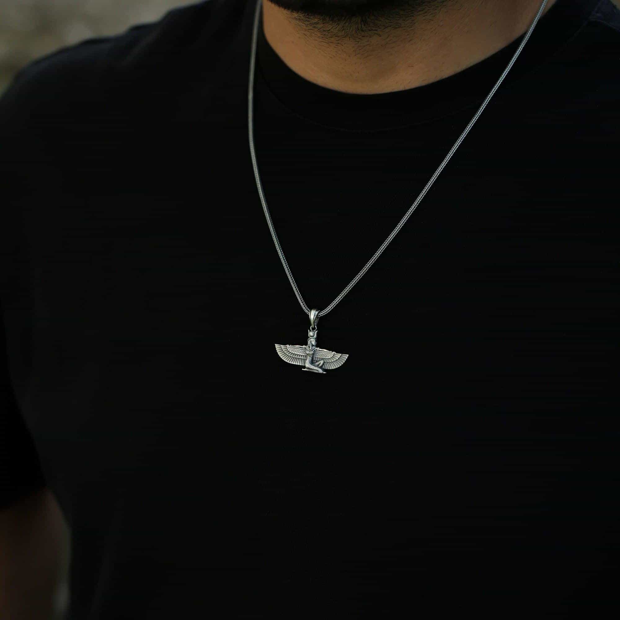 Goddess Isis Body And Wings