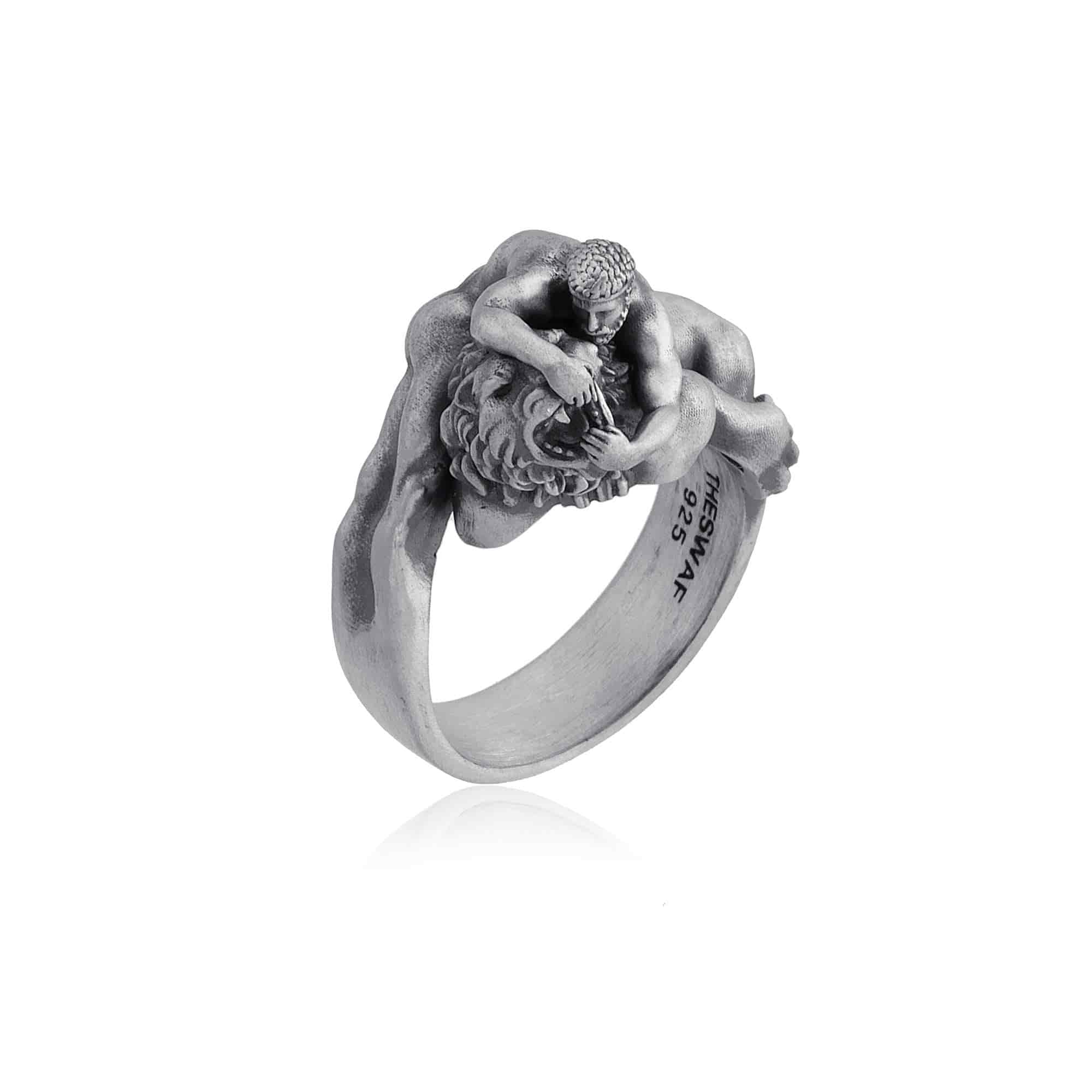 Hercules and the Nemean Lion Ring