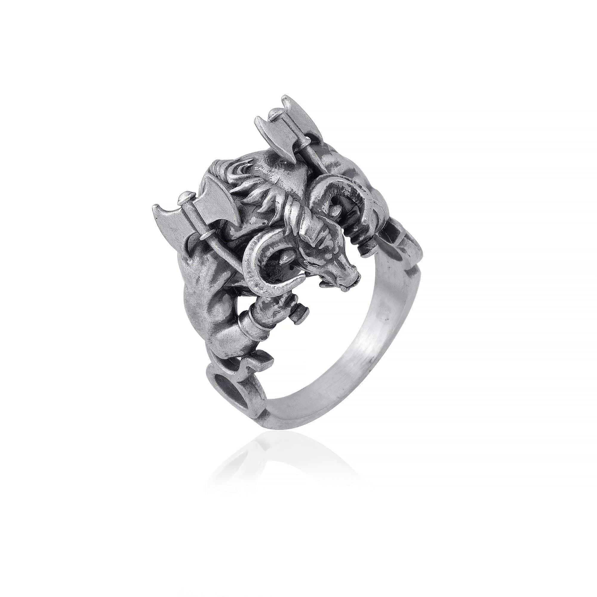Zodiac Taurus Warrior Ring