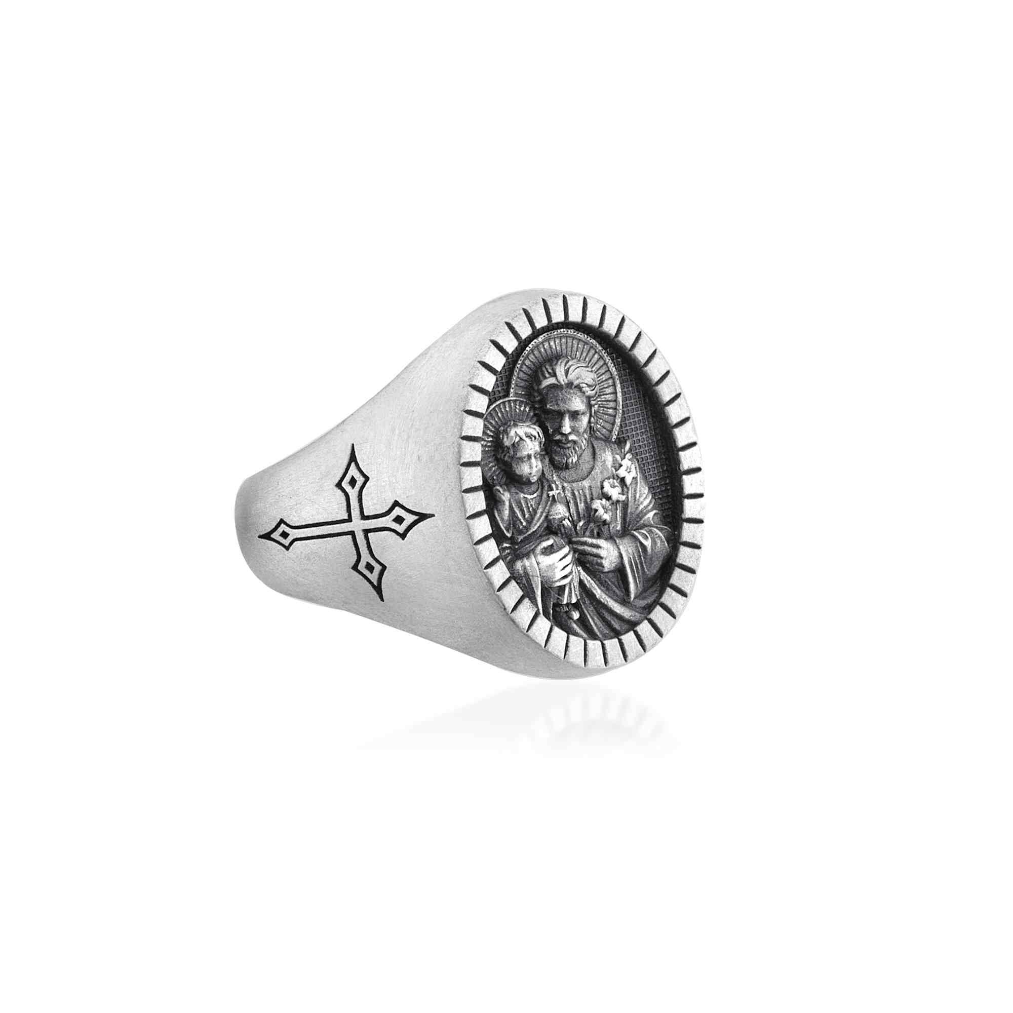 Saint Joseph Signet Ring
