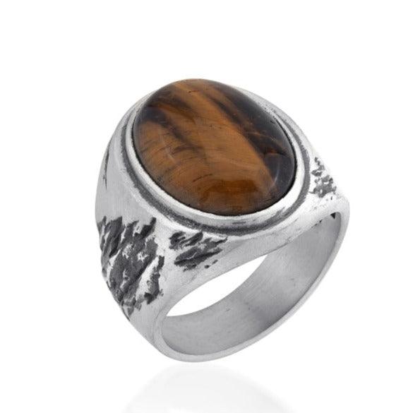 Worn Tiger Eye Ring