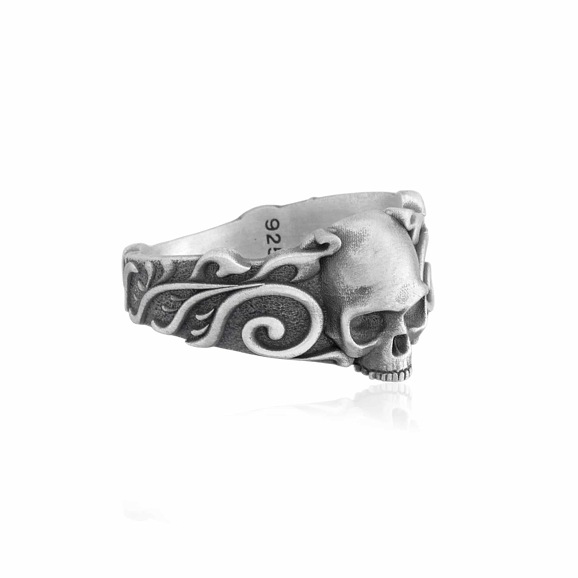 Baroque Skull Ring