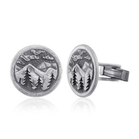 Forest and Mountains Cufflinks