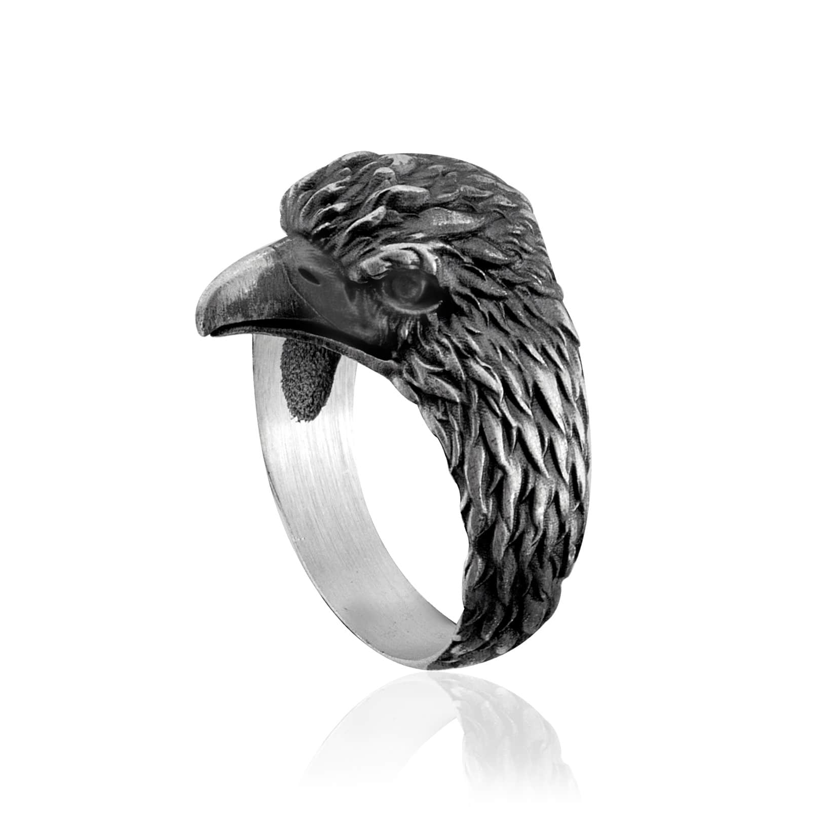 Predator Eagle Head Ring