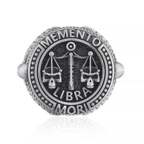 Libra Memento Mori Ring
