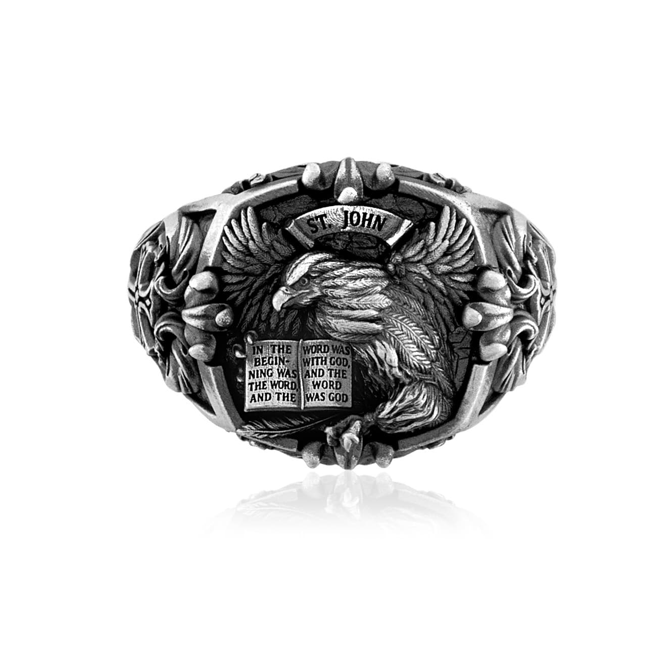 St. John Eagle Signet Ring