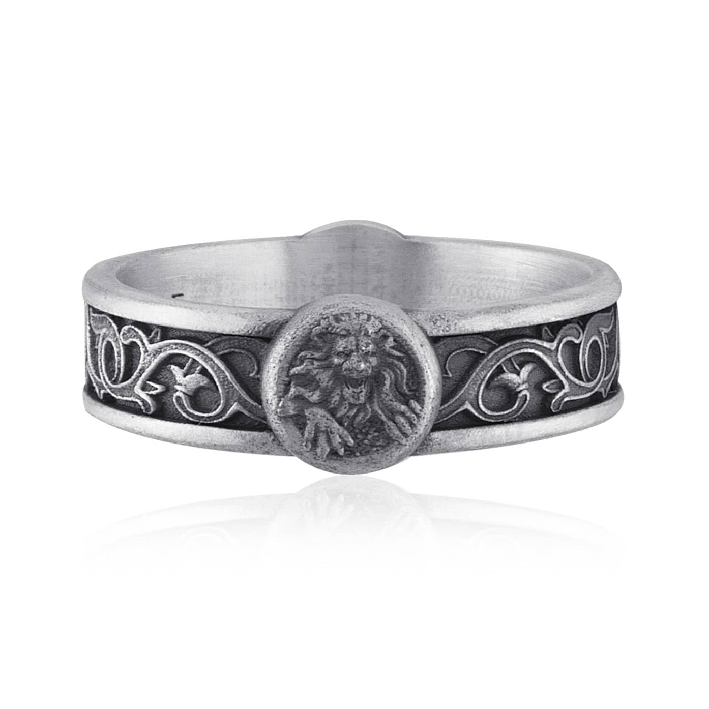 Lion Band Ring